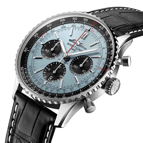 breitling chronometre navitimer blue face|breitling navitimer price guide.